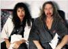 Hetfield e Kirk (batons)